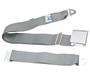 Austin Healey Rear Seat Belt - Original Type - Grey