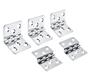 Hinge Set - back panel - 5 chrome hinges