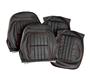 Austin Healey Sprite Seat Covers - Black/Red - Pair