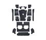 Austin Healey Carpet Set - Black - Jaguar Quality