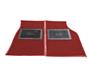 Austin Healey BN2 Footwell Carpet Mats - Red
