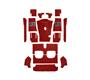 Austin Healey BT7-BJ8 Carpet Set - Red - Karvel