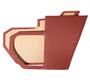 Austin Healey Footwell Panels - Red - PAIR