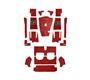Austin Healey BJ8 Carpet Set - Red - Jaguar Quality