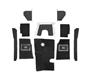 Austin Healey BN2 Carpet Set - Black - Jaguar Quality
