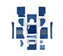 Austin Healey BN1 Carpet Set - Blue-L.H.D - Jaguar Quality