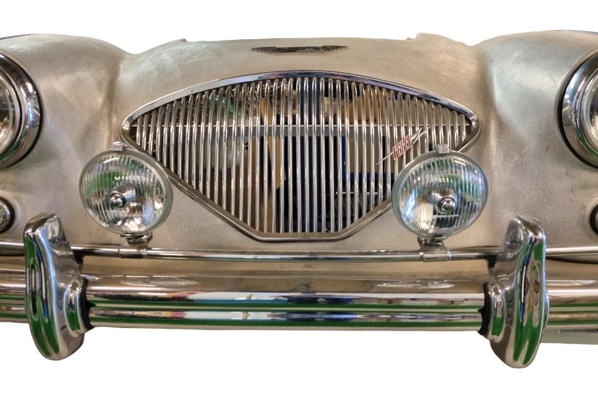 Austin Of England Chrome Script Badge – Classic Car Or Motorcycle Emblem – Part 4B6932