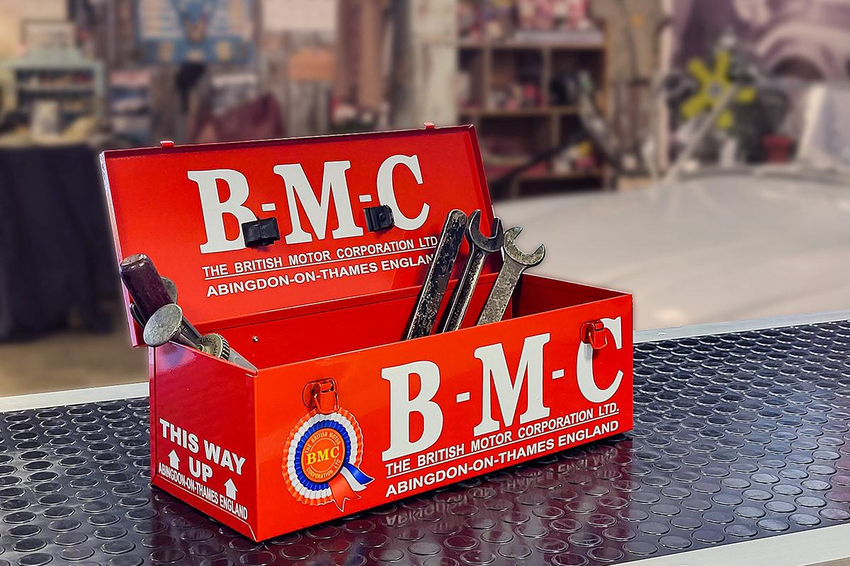 BMC Competition themed all-metal toolbox