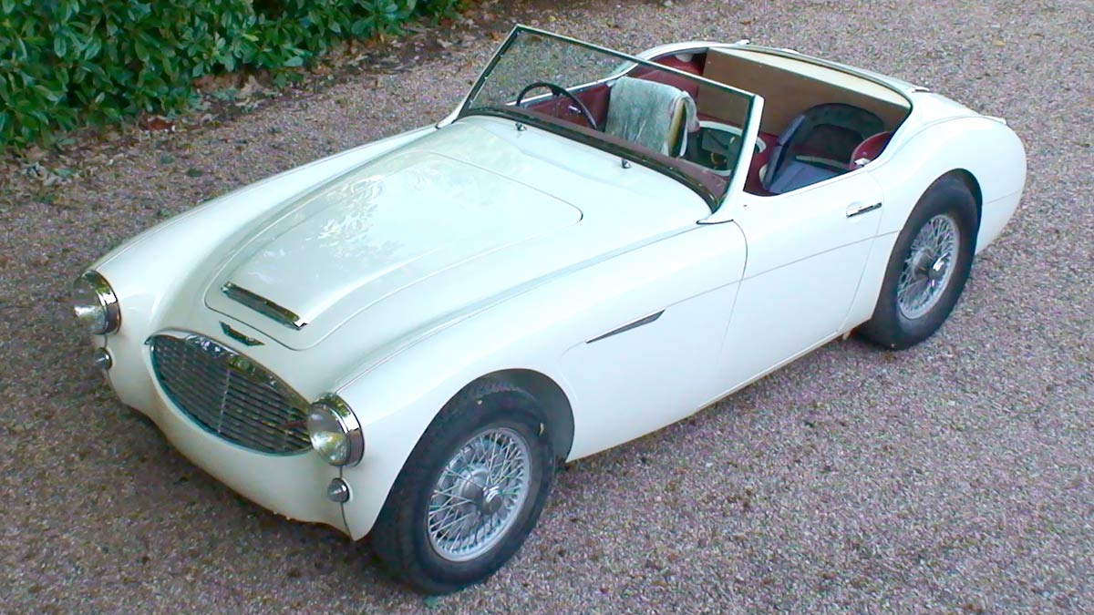 Mathew Randell's restored Austin Healey 100/6.