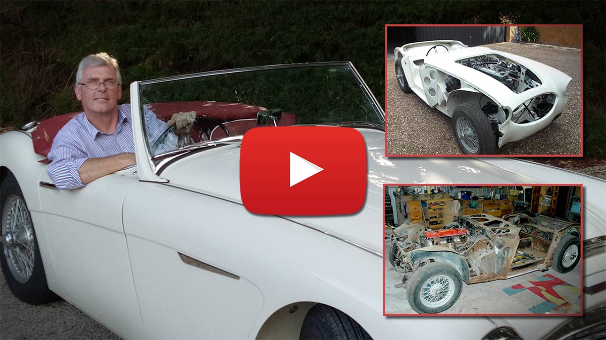 Mathew Randell's Austin Healey restoration YouTube playlist.