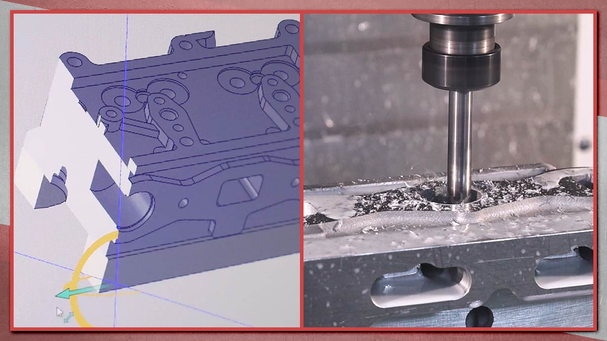 CAD design and CNC machining