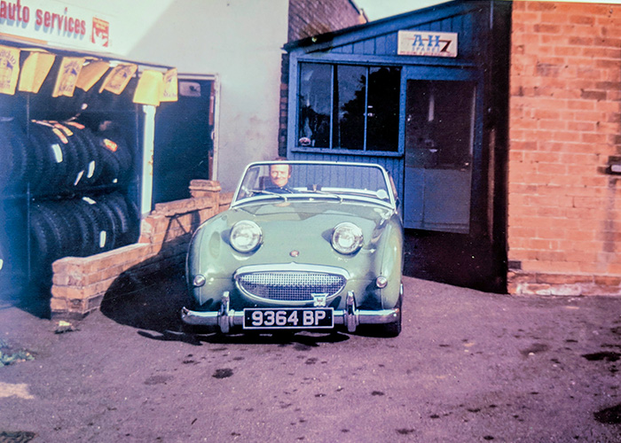 Austin Healey Sprite MK1 Frogeye at A H Spares Tachbrook Road