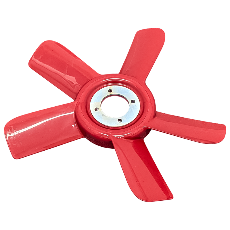 Red CHT146A five-blade cooling fan for Austin Healey 100 BN1 and BN2