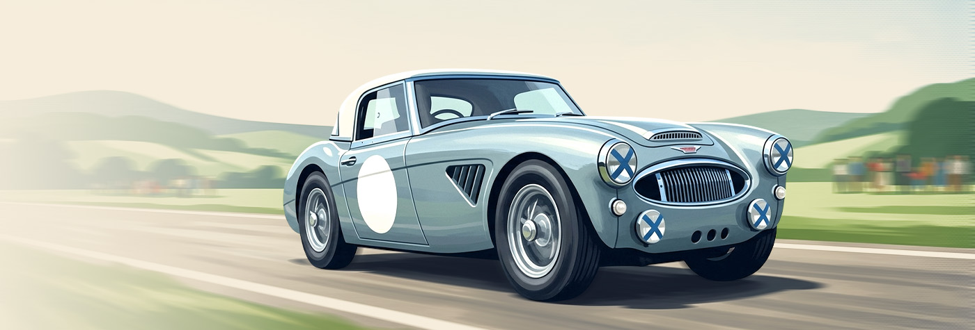 Big Healey vented wings and louvered bonnet options for cooling overhaul builds
