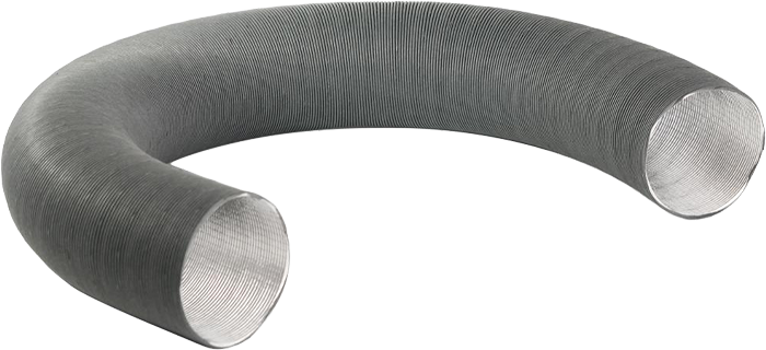 O.E.-type Austin Healey heater trunking and Sprite air duct showing charcoal grey ribbed finish