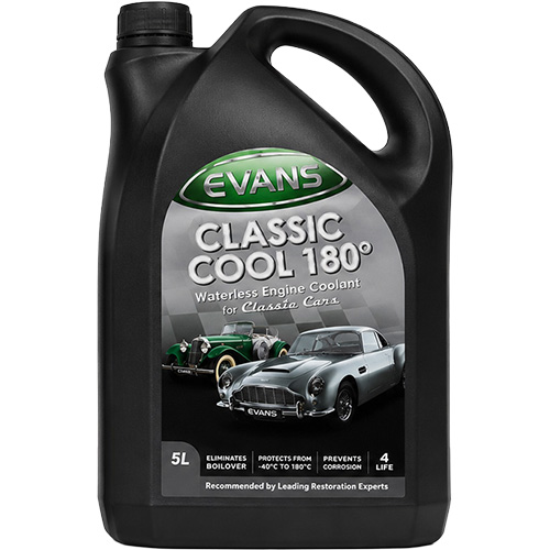 Evans Classic Cool 180 waterless coolant for classic Austin Healey cooling systems