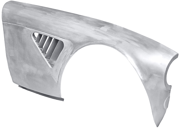 Big Healey BN4-BJ8 vented and flared aluminium front wings