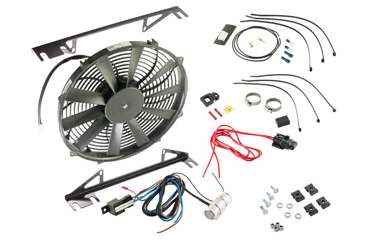 Revotec fan fitting kit for Big Healey BN1 to BJ8 cooling applications