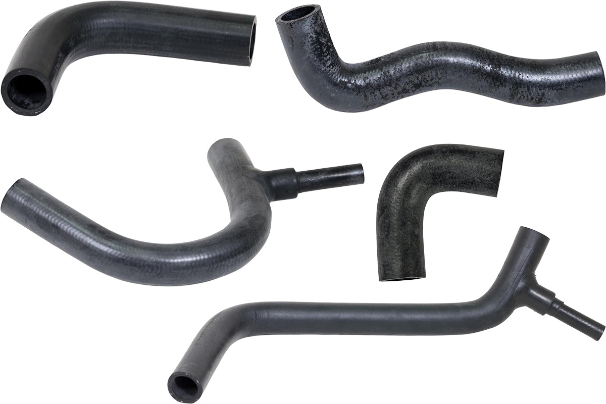 Sprite and MG Midget standard and silicone radiator hose options
