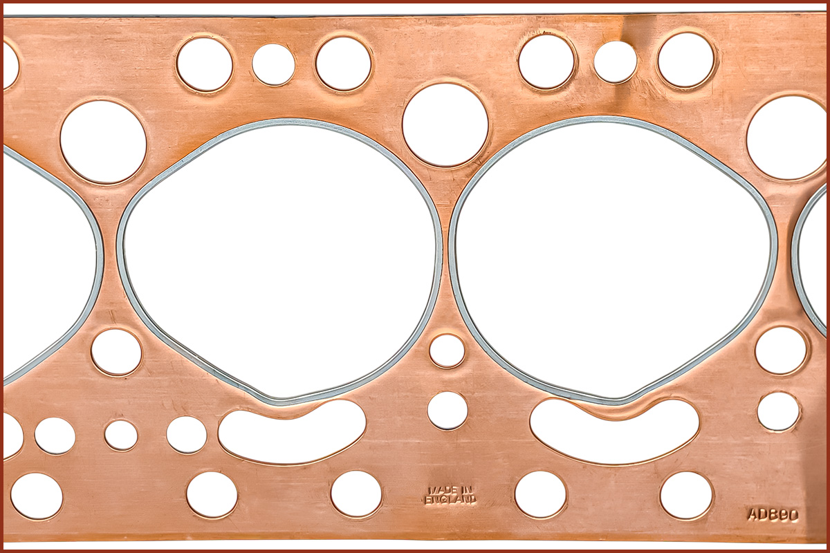 Austin Healey BN4-BJ8 cylinder head gasket centre bore detail