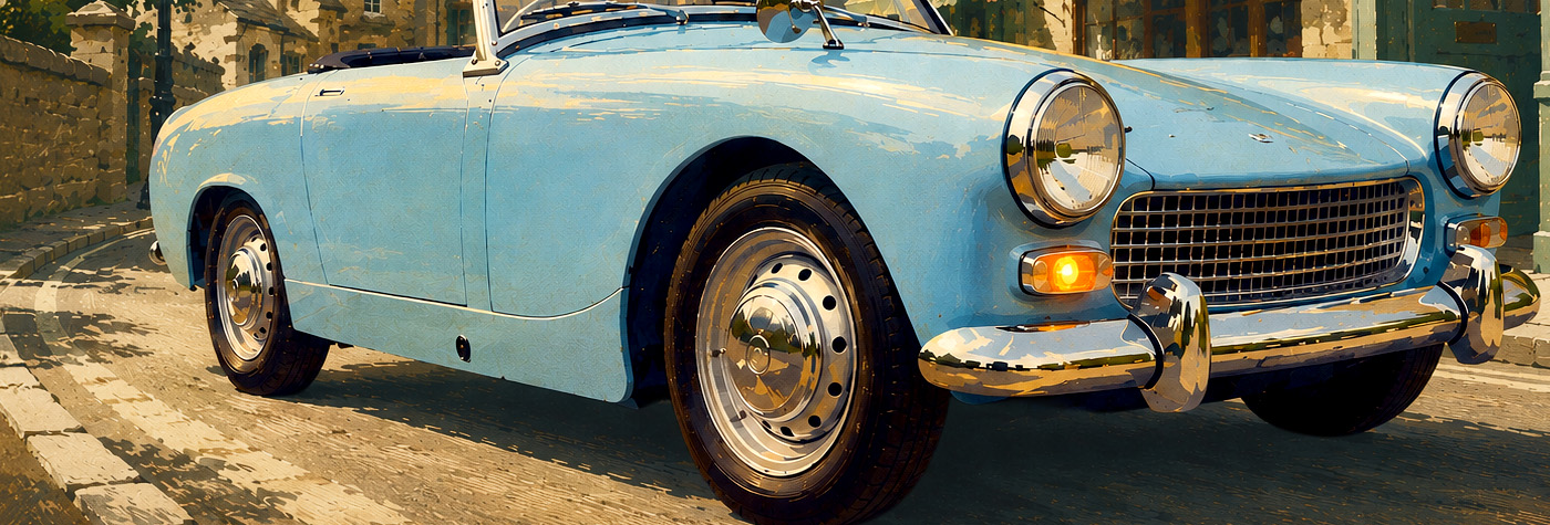 Austin Healey Sprite MK2 to MK4 front side and flasher lamps for restoration and road use