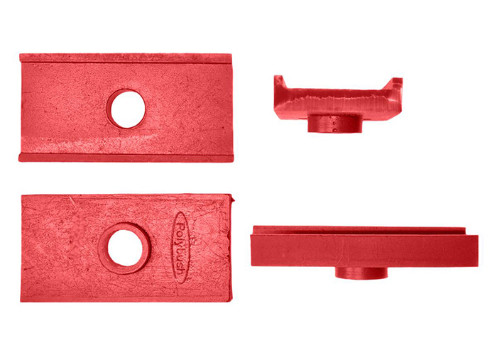 Rear Spring Mounting Pad Polybush Kit - Performance spec