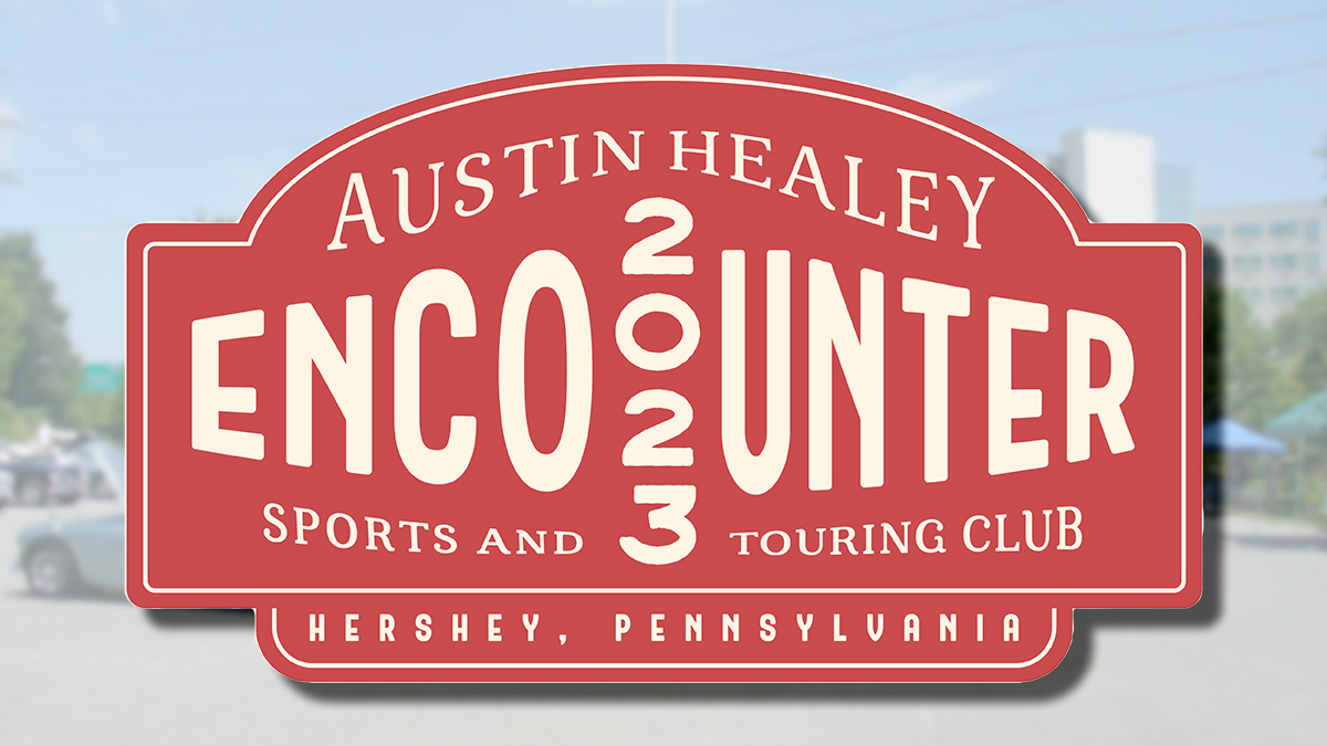Encounter 2023 logo - Austin Healey Sports and Touring Club