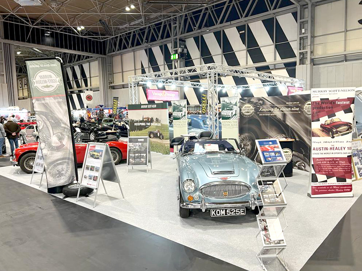Murray Scott-Nelson stand at the Classic Motor Show