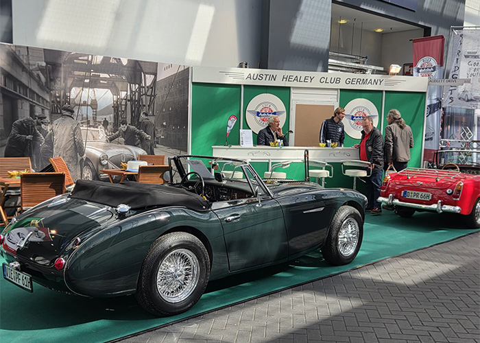 Austin Healey Club Germany at Retro Classics Essen.