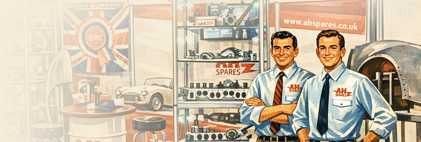 A H Spares exhibiting at Retro Classics Essen 2026 classic car show