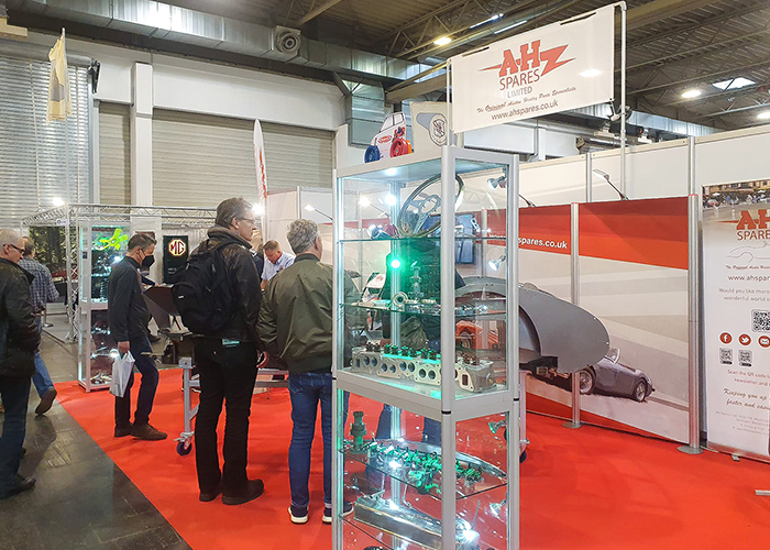 A H Spares stand at Techno Classica Essen 2023