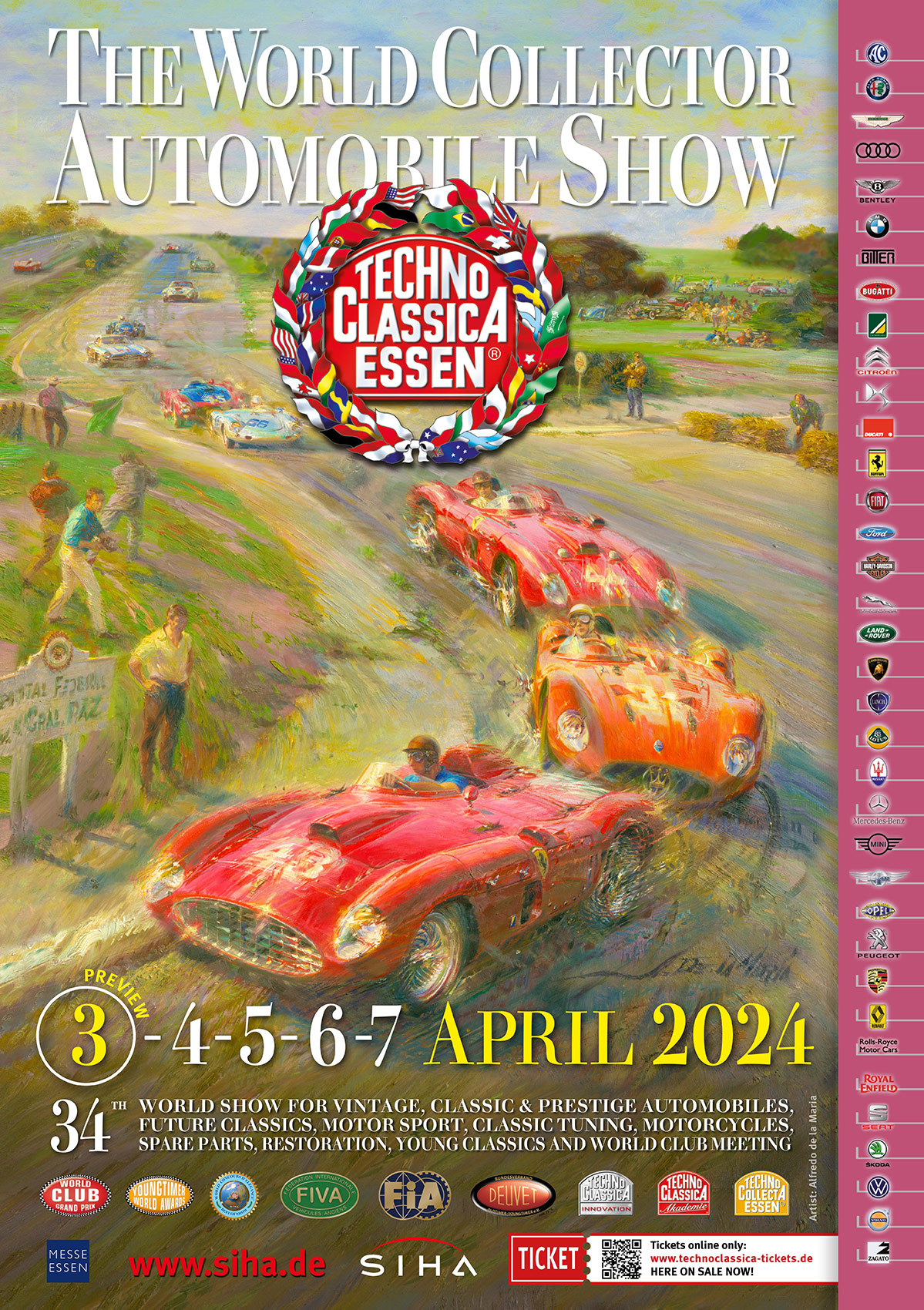 Official Techno Classica Essen 2024 poster