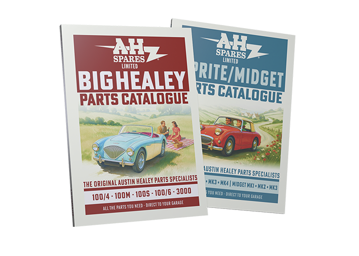 2026 Big Healey and Sprite and MG Midget parts catalogues from A H Spares