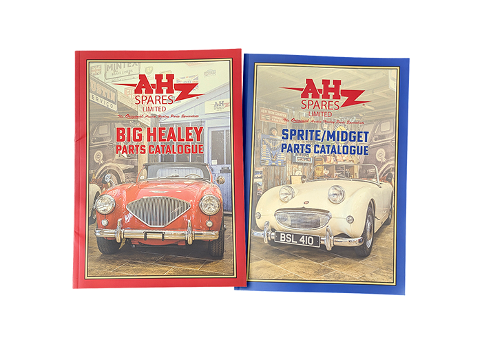 Big Healey and Sprite parts catalogues from A H Spares