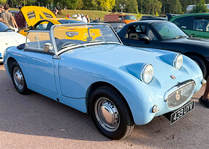 Austin-Healey Sprite Mk I ‘Frogeye’ at the British Motor Museum’s Gaydon Gathering classic car meet