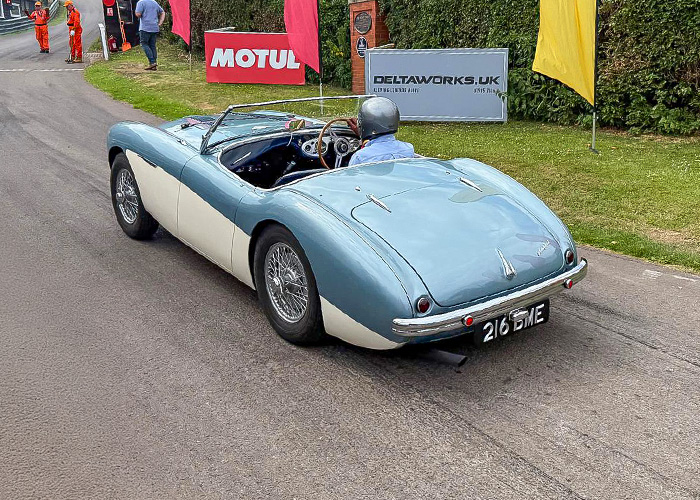 Austin Healey 100-Six hillclimb challenge