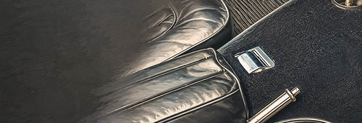 Chrome ash tray for Austin Healey BN1-BJ8 and selected British classic car interiors