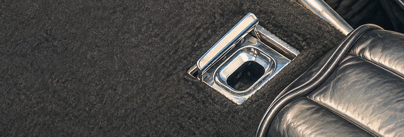 Open ash tray in an Austin Healey
