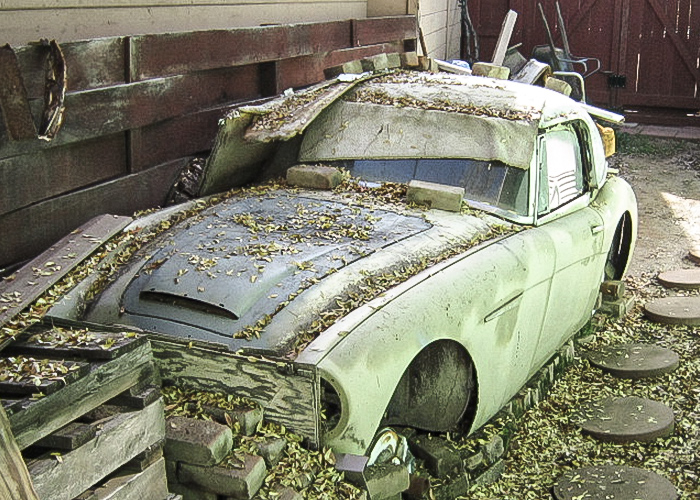 Austin Healey BJ7 "Luci" before restoration