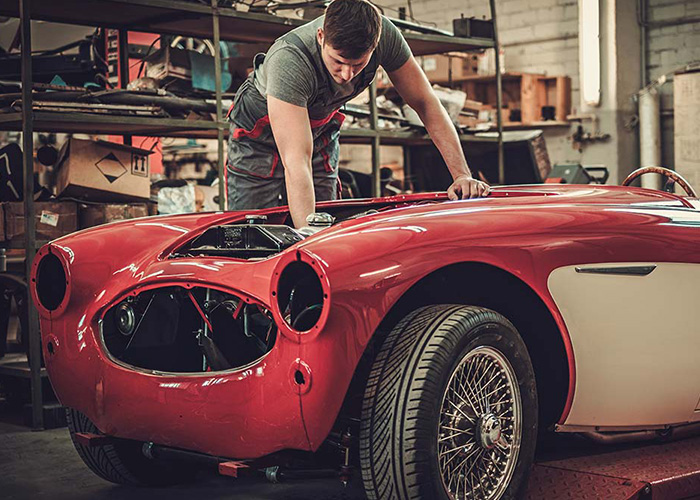 Restoring Austin Healey 3000