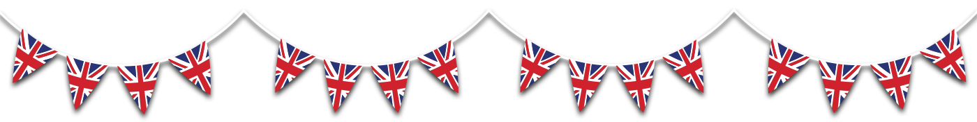 Union Jack bunting - VE Day 80