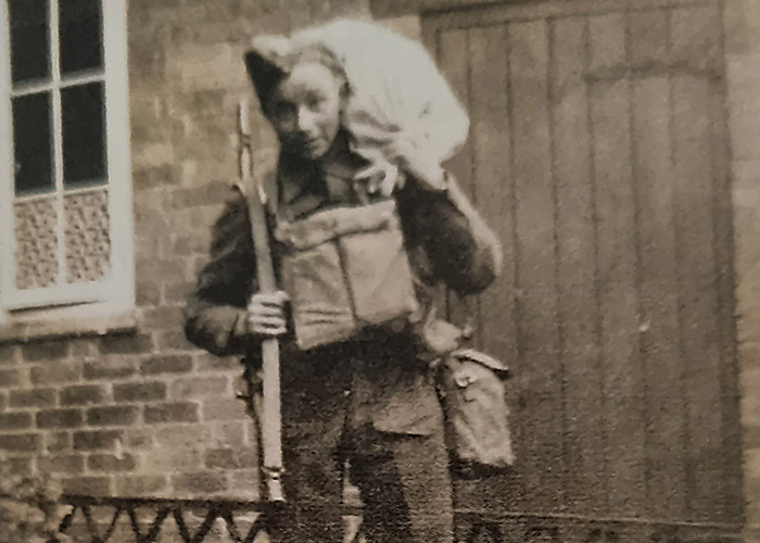 Photo of Fred Draper during World War 2