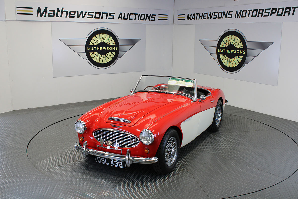 1958 Austin Healey BN6 100/6 listed as Lot 294 at Mathewsons auction