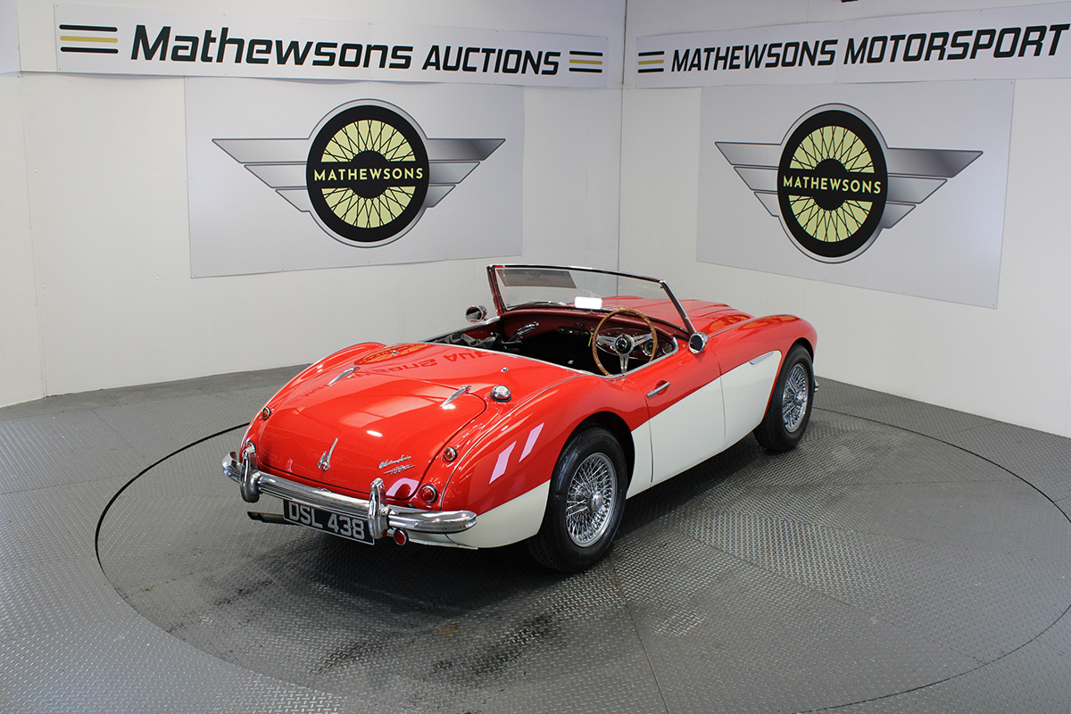 1958 Austin Healey BN6 100/6 listed as Lot 294 at Mathewsons auction