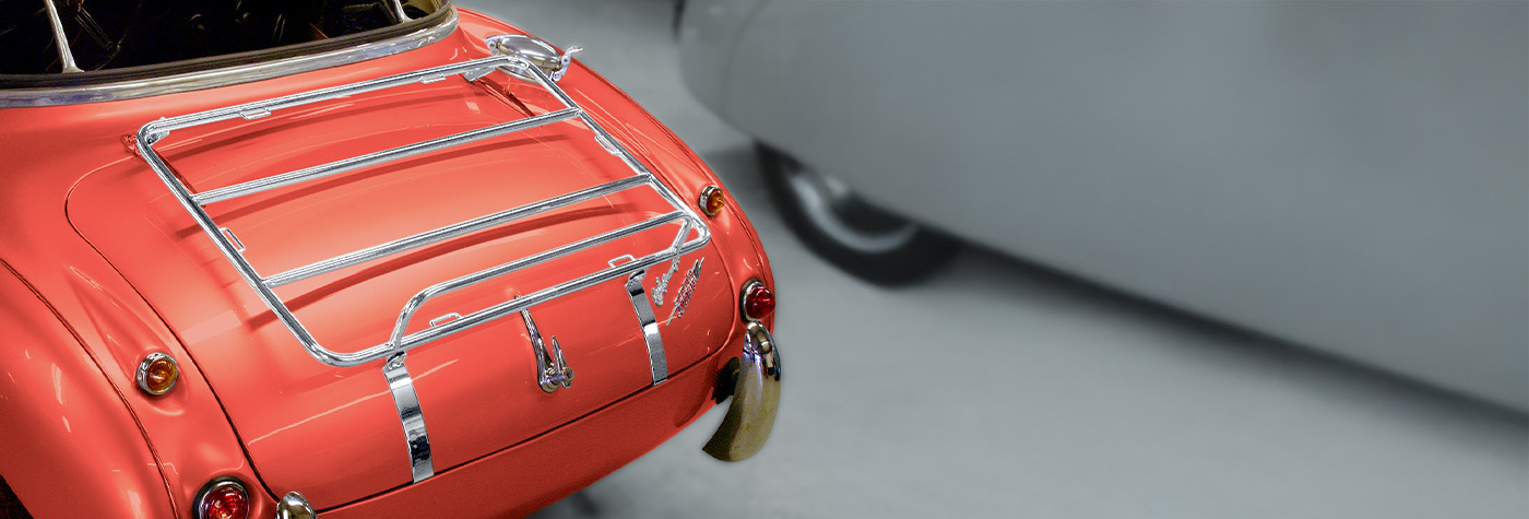 Austin Healey with CapeSport luggage rack