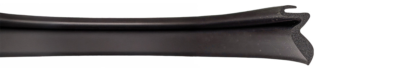 Close up of a hardtop seal