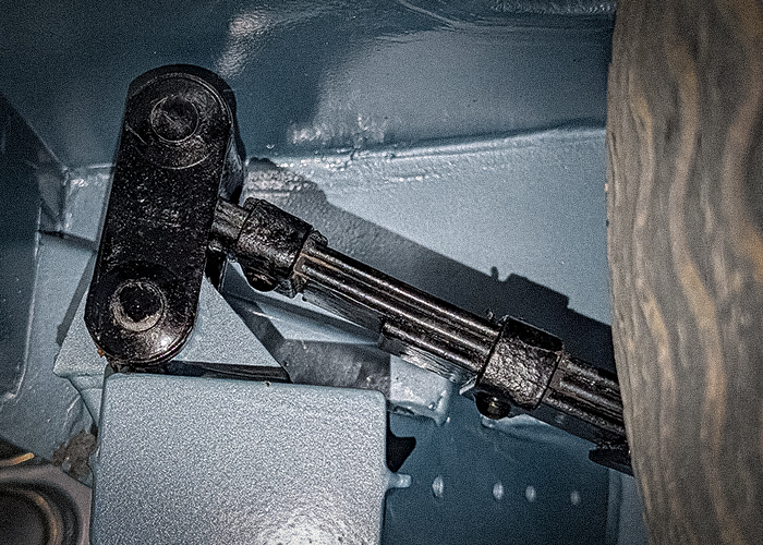 Big Healey Rear leaf spring placement
