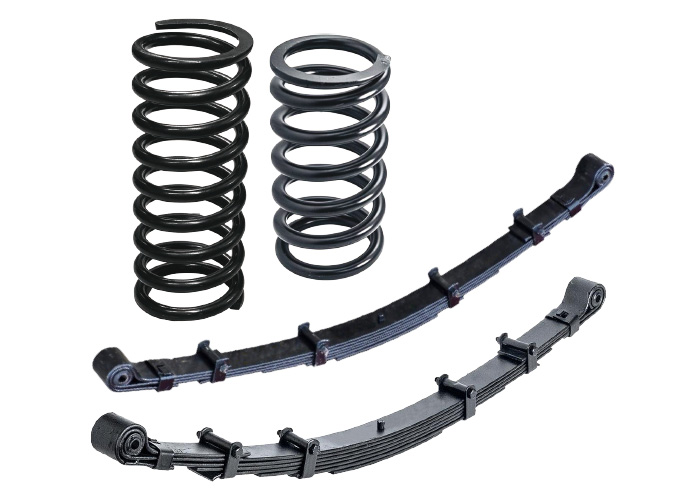 Austin Healey BN1 BJ8 front coil and rear leaf springs for correct ride height and balance
