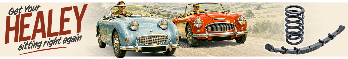 Spring Into Action Austin Healey suspension springs guide for Big Healey, Sprite and MG Midget ride height and handling balance