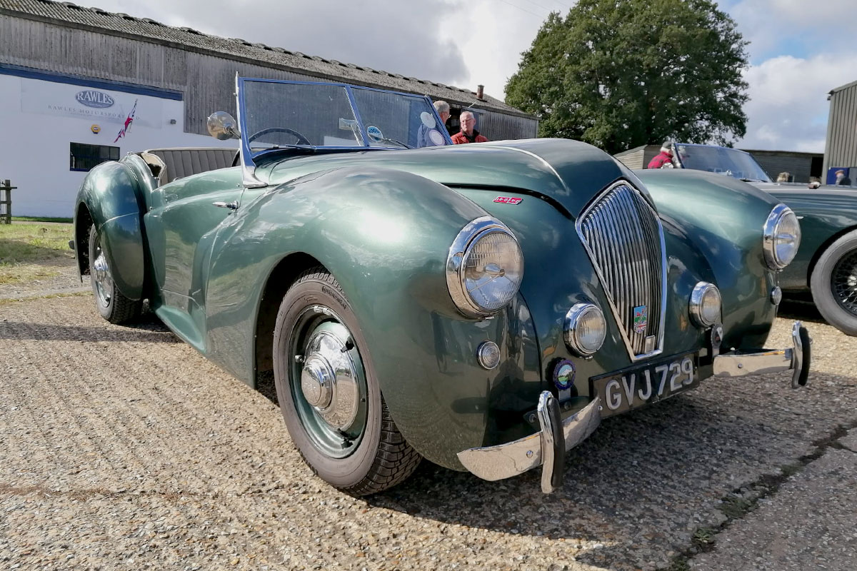 Classic Healey at Rawles Motorsport's Open Day 2023
